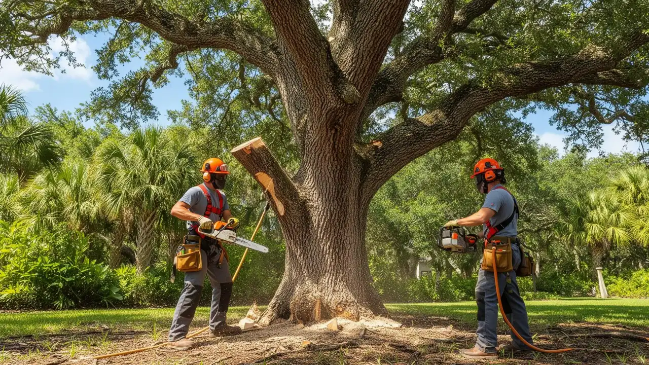 Professional tree removal in Edgewater FL by ArboristRX